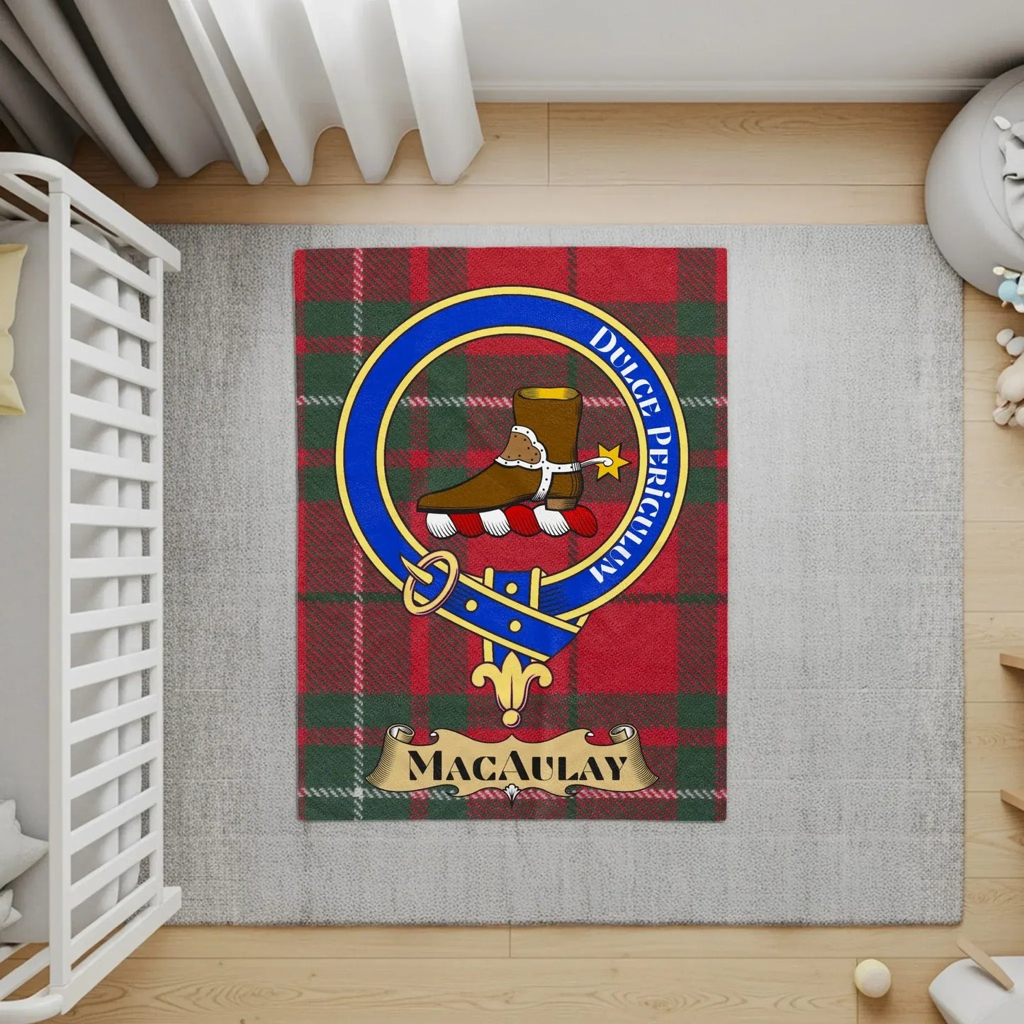 Macaulay Tartan Crest Design for Home Decor product