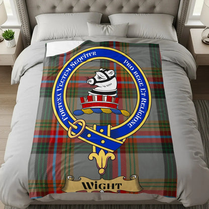 Scottish Tartan and Mouse Design Wight Blanket product