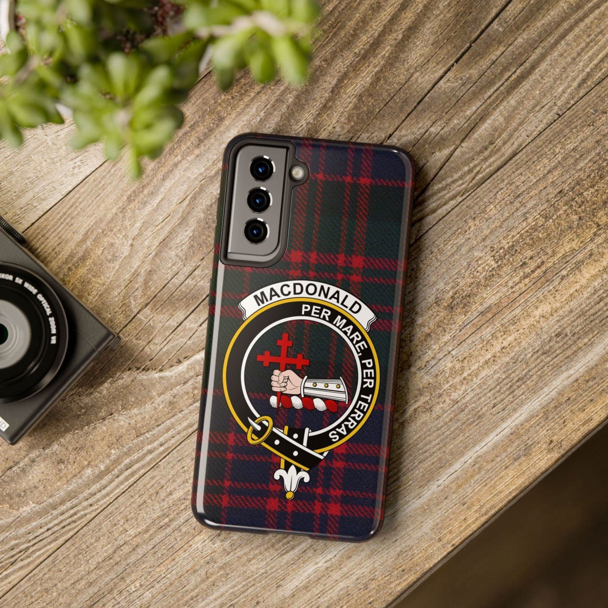 Macdonald Clan Scottish Tartan Cell Phone Case - Celtic Ancestry Gifts