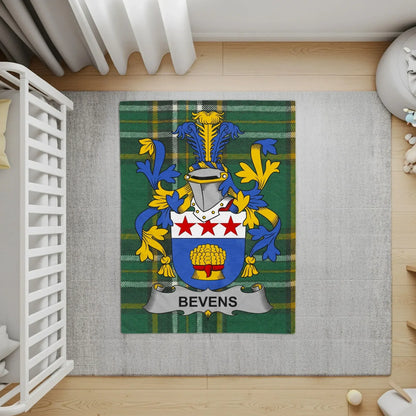 Bevens Family Crest Decorative Floor Mat product