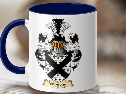 Clan Wintoun Scottish Coat of Arms Mug - Living Stone Gifts