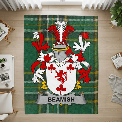 Beamish Family Crest Tartan Style Rug product type