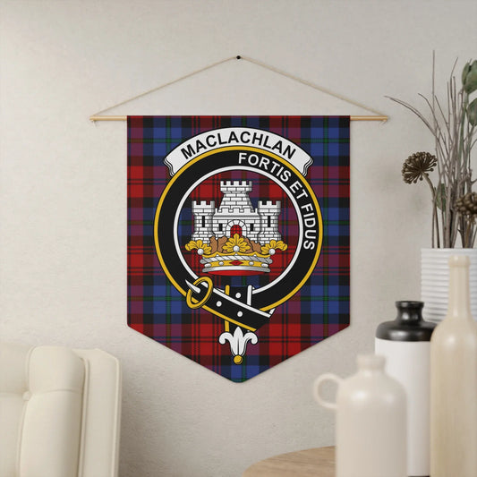 MacLachlan Fortis Et Fidus Plaid Hanging Wall Banner product type