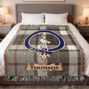 Thomson Clan Tartan Woven Blanket