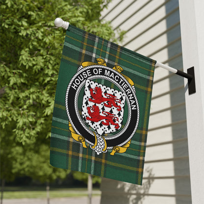 House of MacTiernan Crest Plaid Design Flag Product
