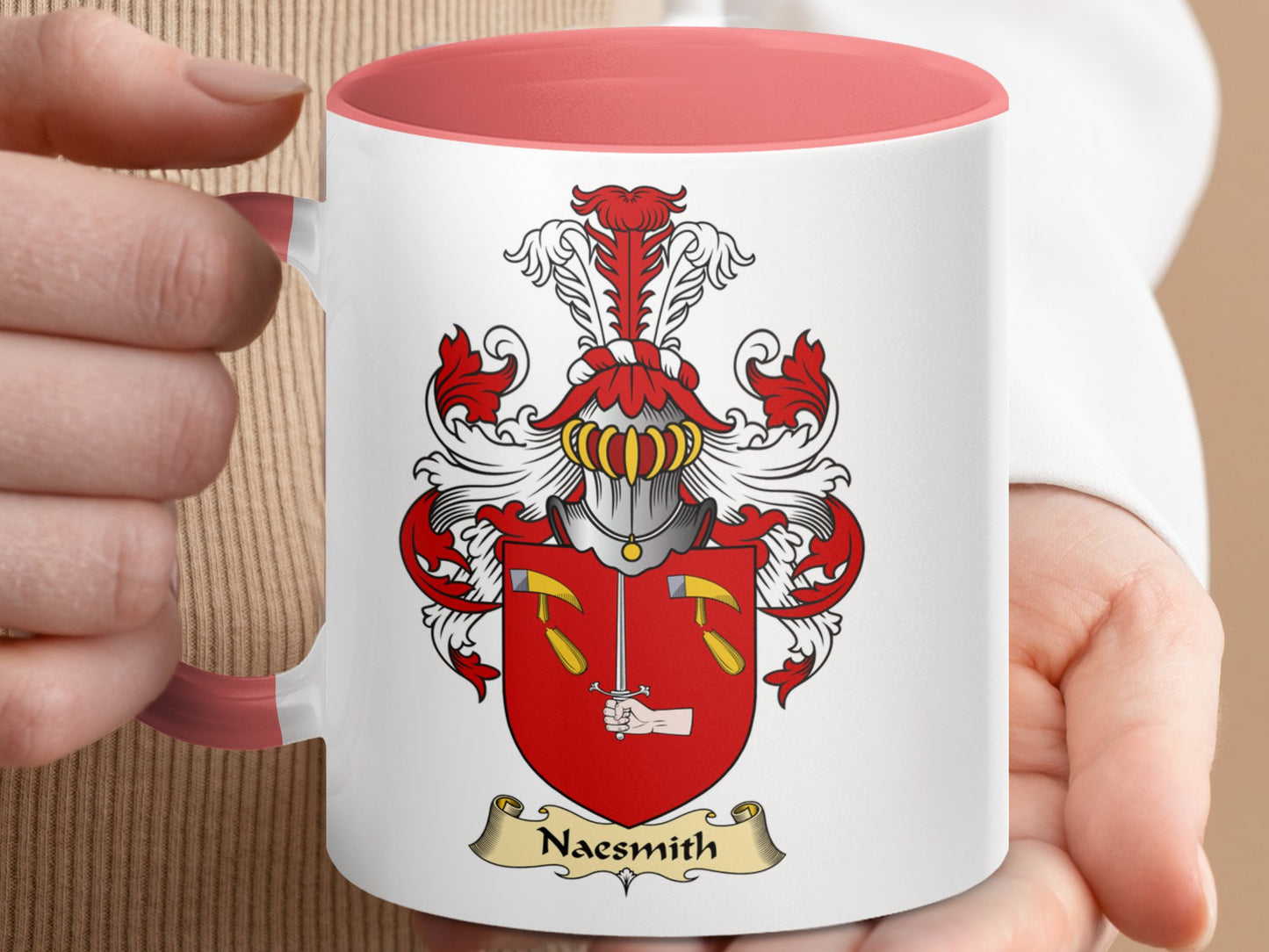 Naesmith Scottish Clan Surname Coat of Arms Mug - Living Stone Gifts