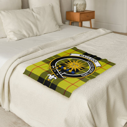 Scottish Clan MacLeod Tartan Throw Blanket - Living Stone Gifts