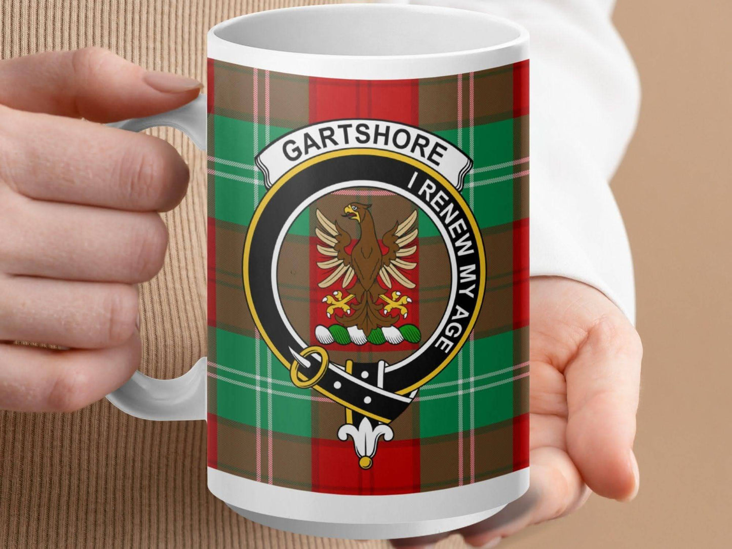 Gartshore I Renew My Age Plaid Mug product