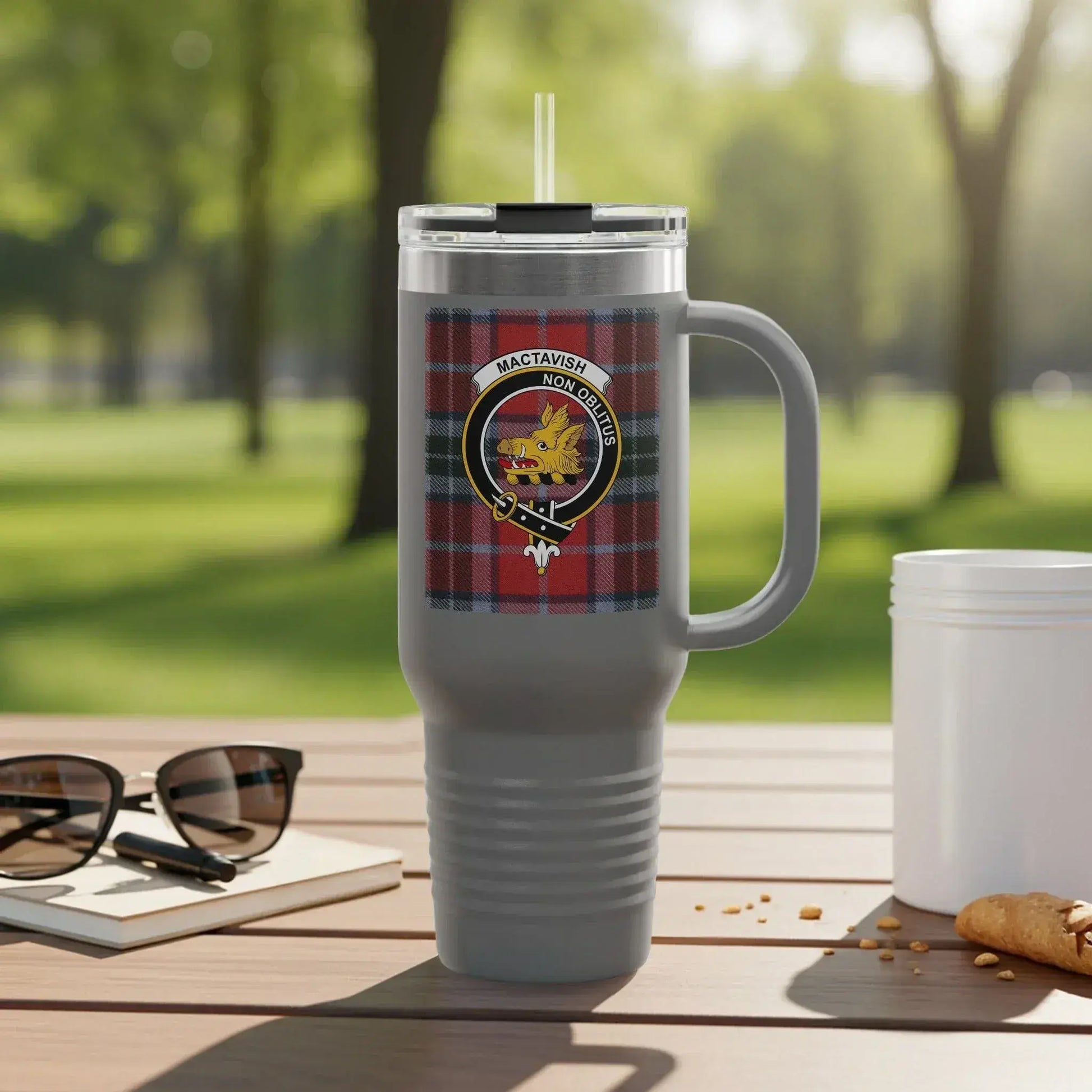 Clan MacTavish Travel Mug with Clan Crest product type