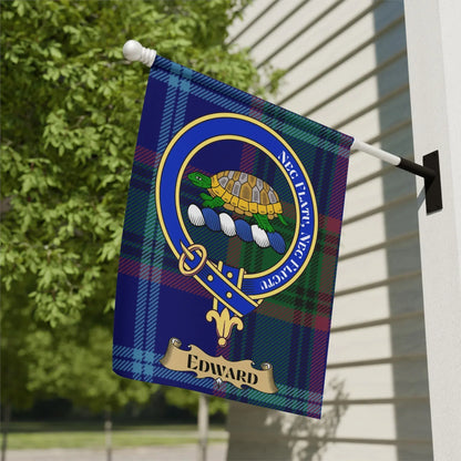 Scottish Tartan Theme Personalized Flag product type