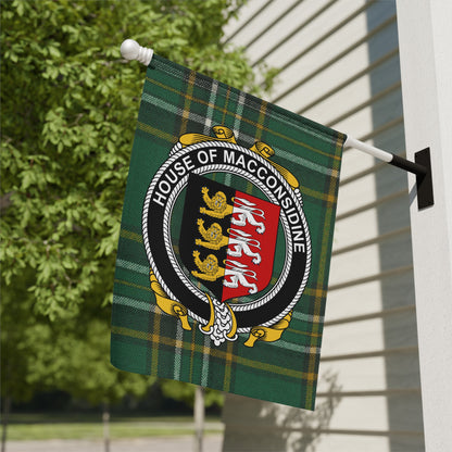 House of Macconsoline Plaid Crest Flag