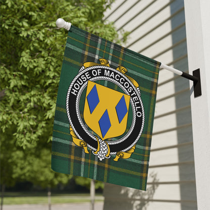 House of Maccostiello Plaid Banner Flag