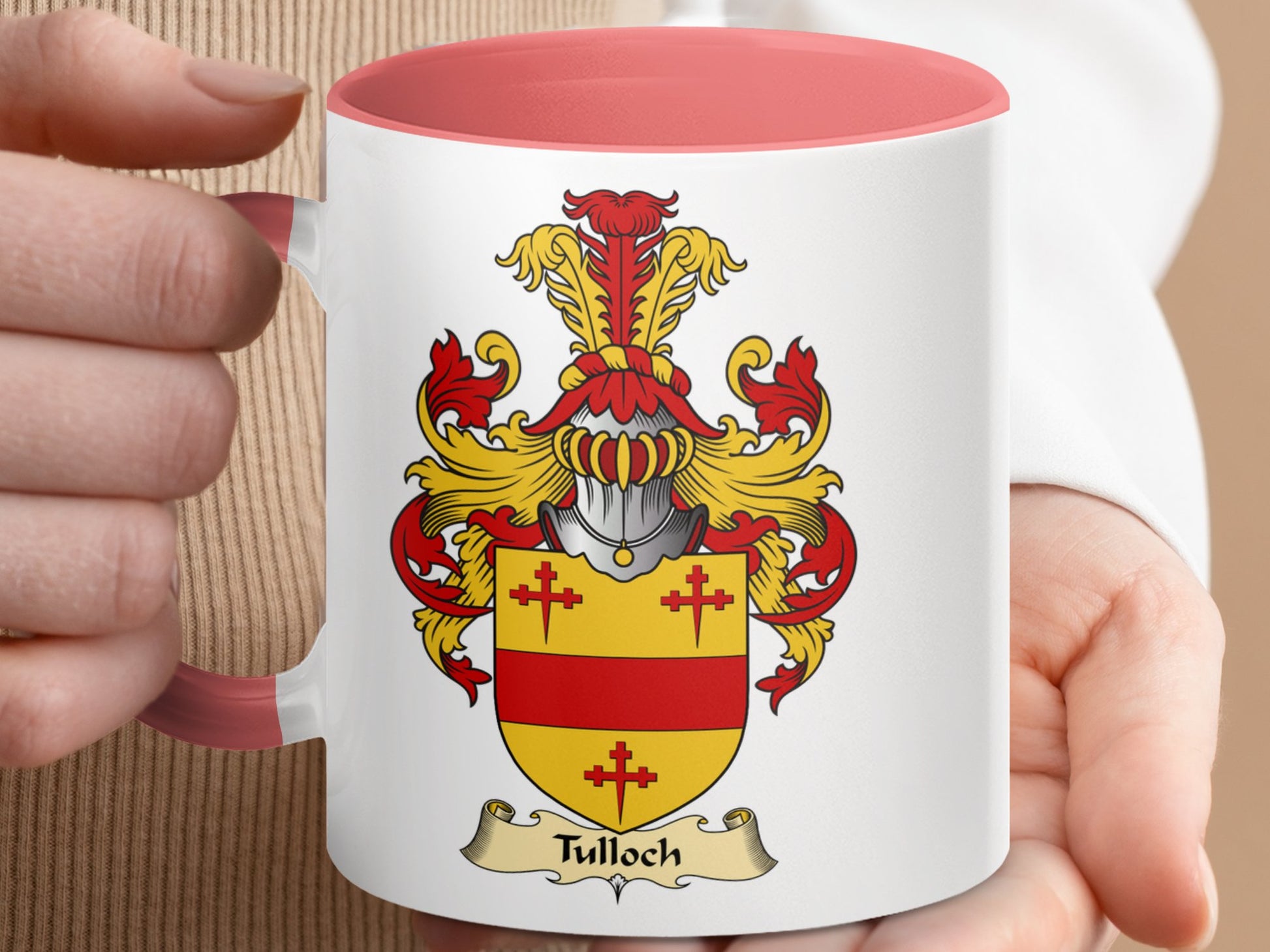 Clan Tulloch Scottish Coat of Arms Mug - Living Stone Gifts