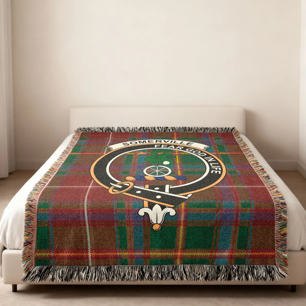 Somerville Fear God in Life Plaid Tartan Blanket Product
