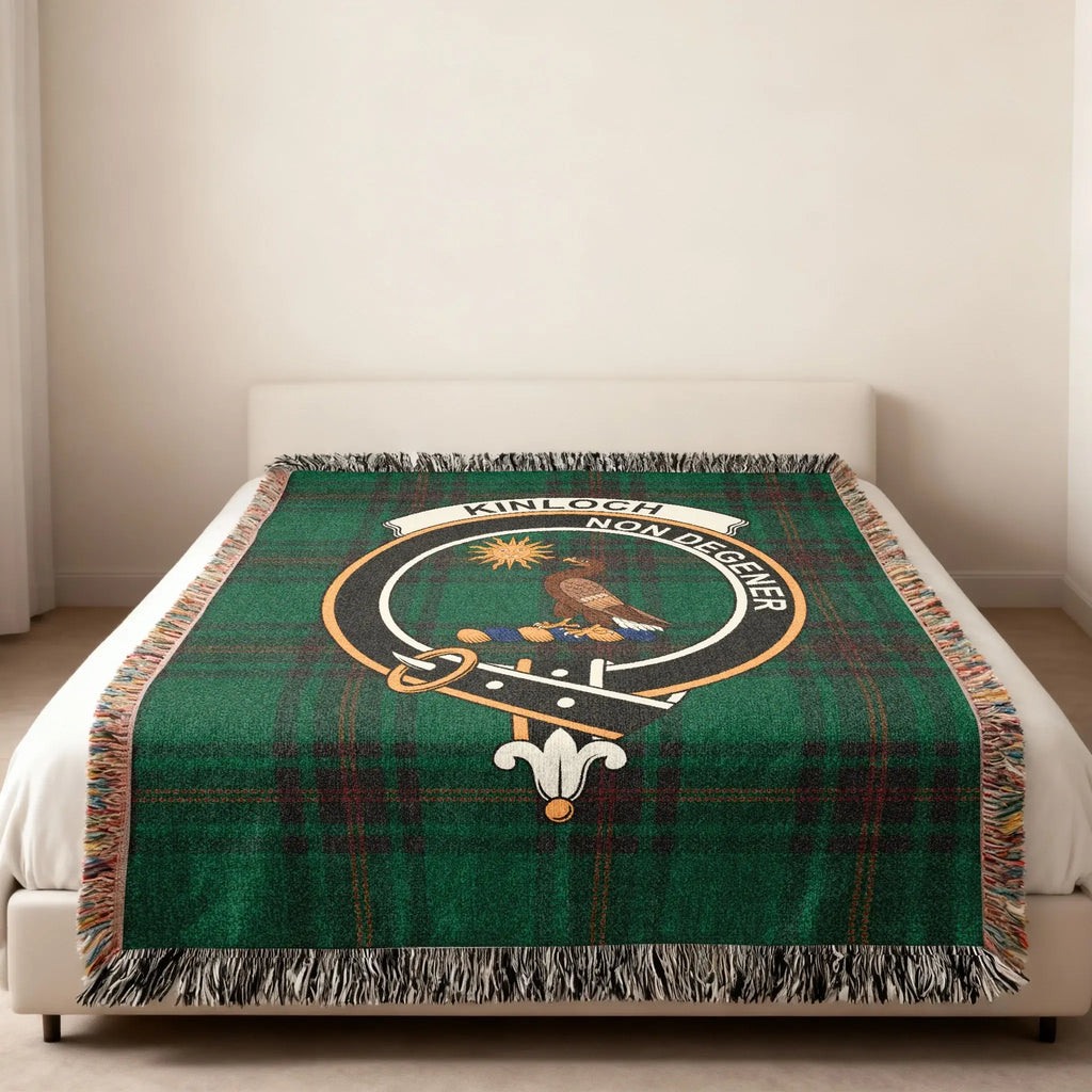 Kinloch Non Degener Woven Blanket Scottish Crest