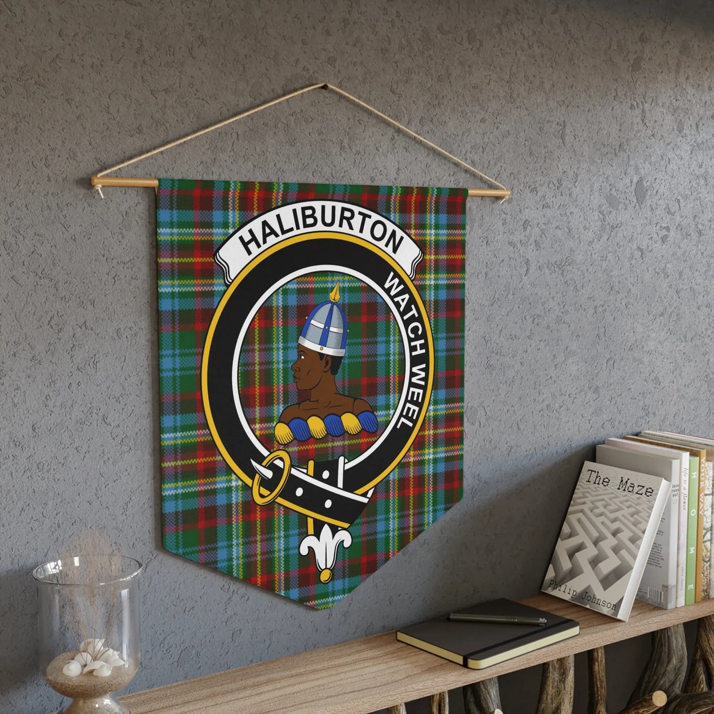 Haliburton Watch Well Crest Tartan Wall Hanging product