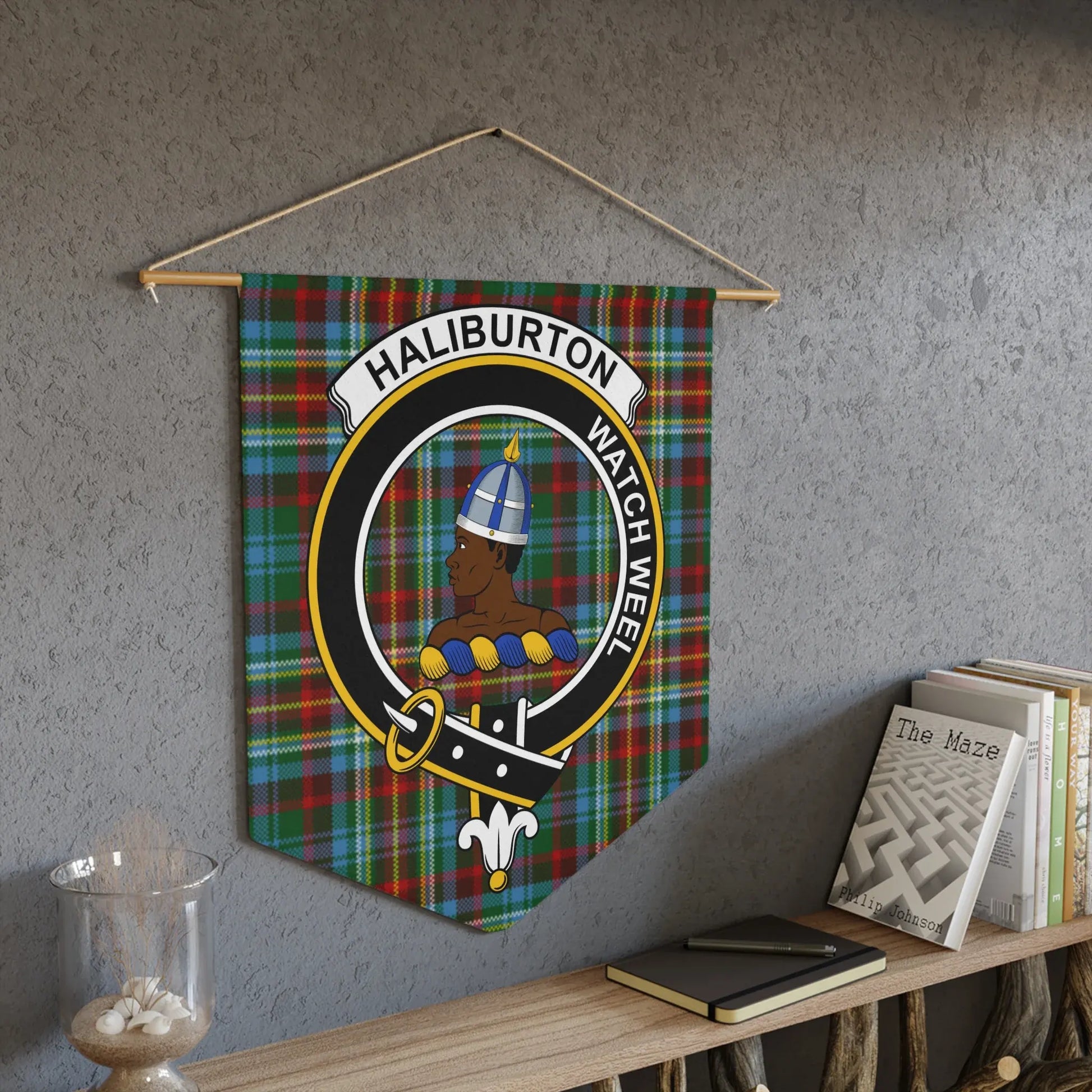 Haliburton Watch Well Crest Tartan Wall Hanging product