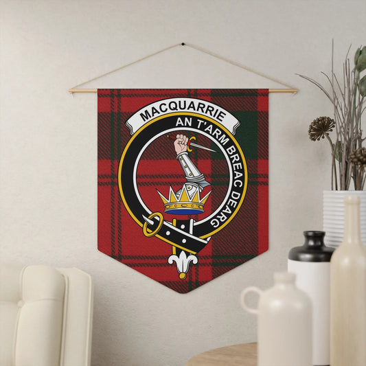 Macquarrie Clan Crest Tartan Wall Hanging Decor product type