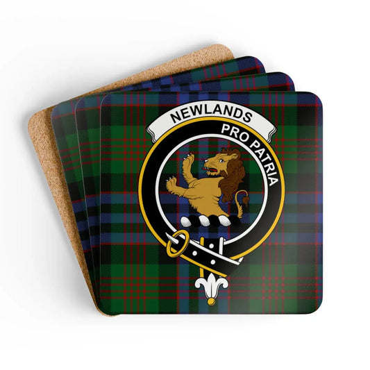 Newlands Pro Patria Clan Crest Plaid Coaster product type