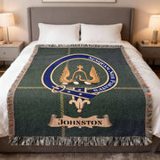 Johnston Clan Tartan Woven Blanket