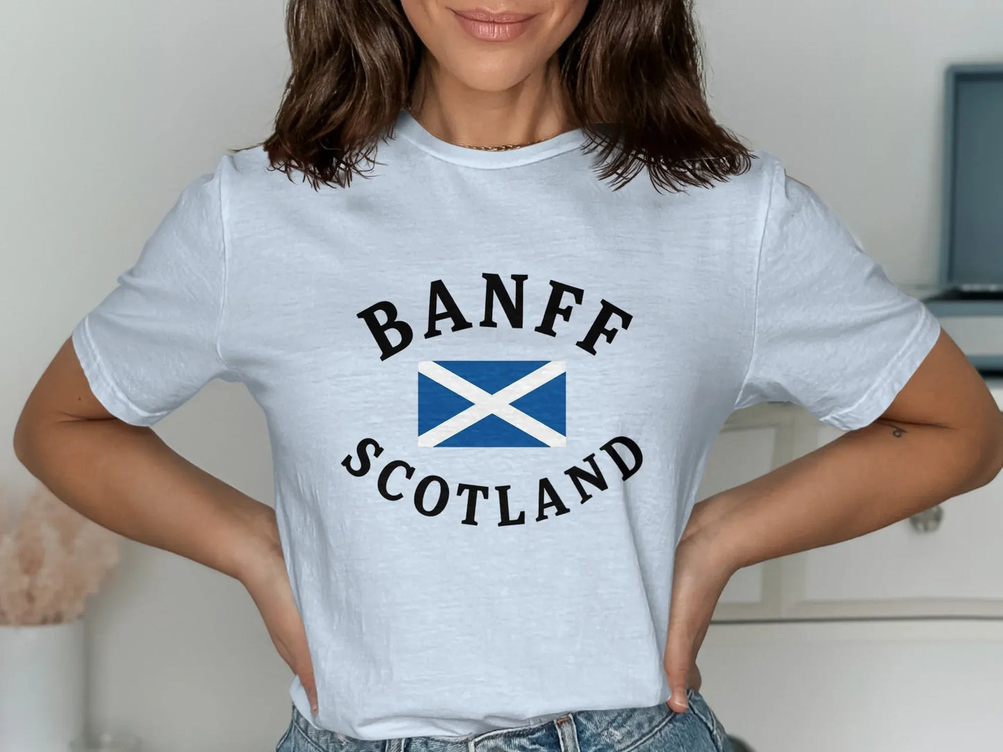 Banff Scotland Print Casual Style Fashionable Shirt Product