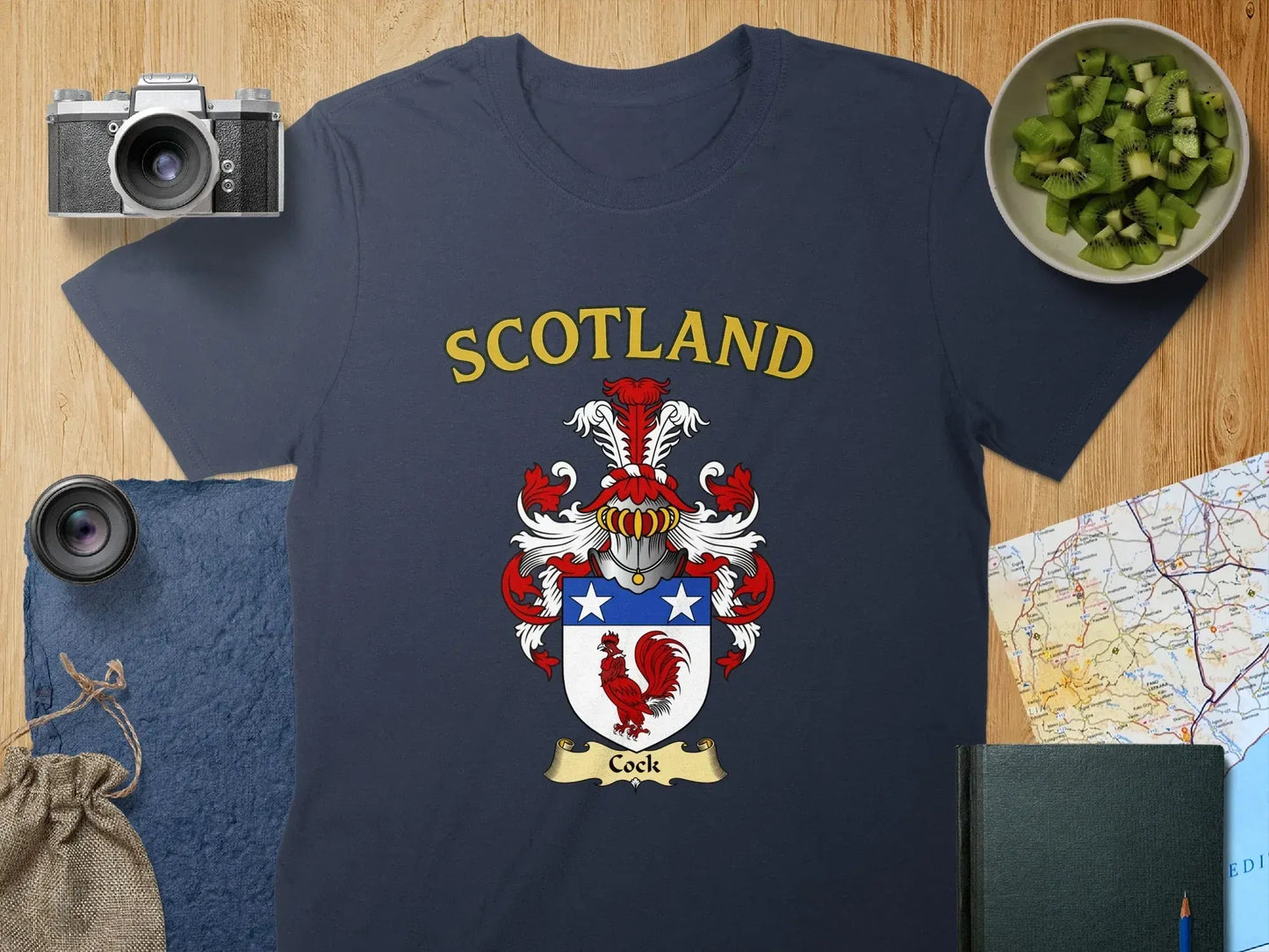 Scotland Heraldic Crest Design Graphic T-shirt product