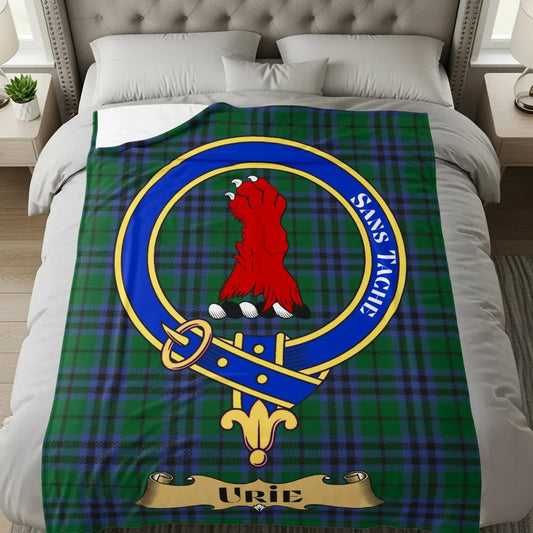 Urie Clan Tartan Crest Comforter bedding product