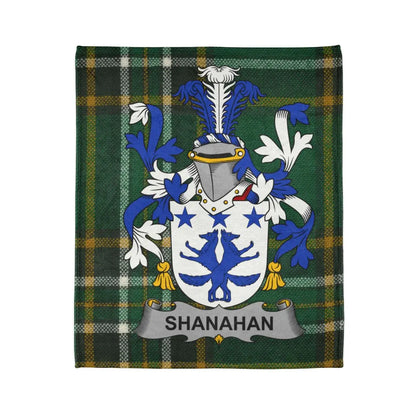 Shanahan Family Crest Tartan Plaid Blanket product