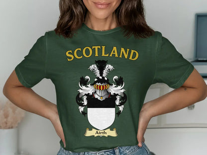 Scotland Airth Family Crest Emblem Printed Shirt product