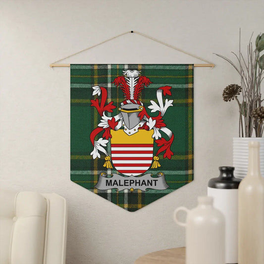 Coat of Arms Wall Banner with Family Crest product type
