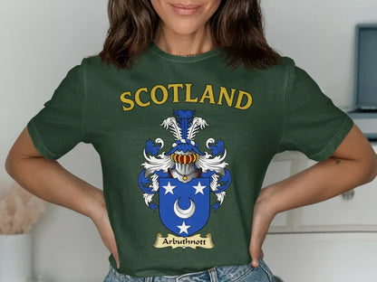 Scotland Crest Design Arbuthnott T-shirt product type