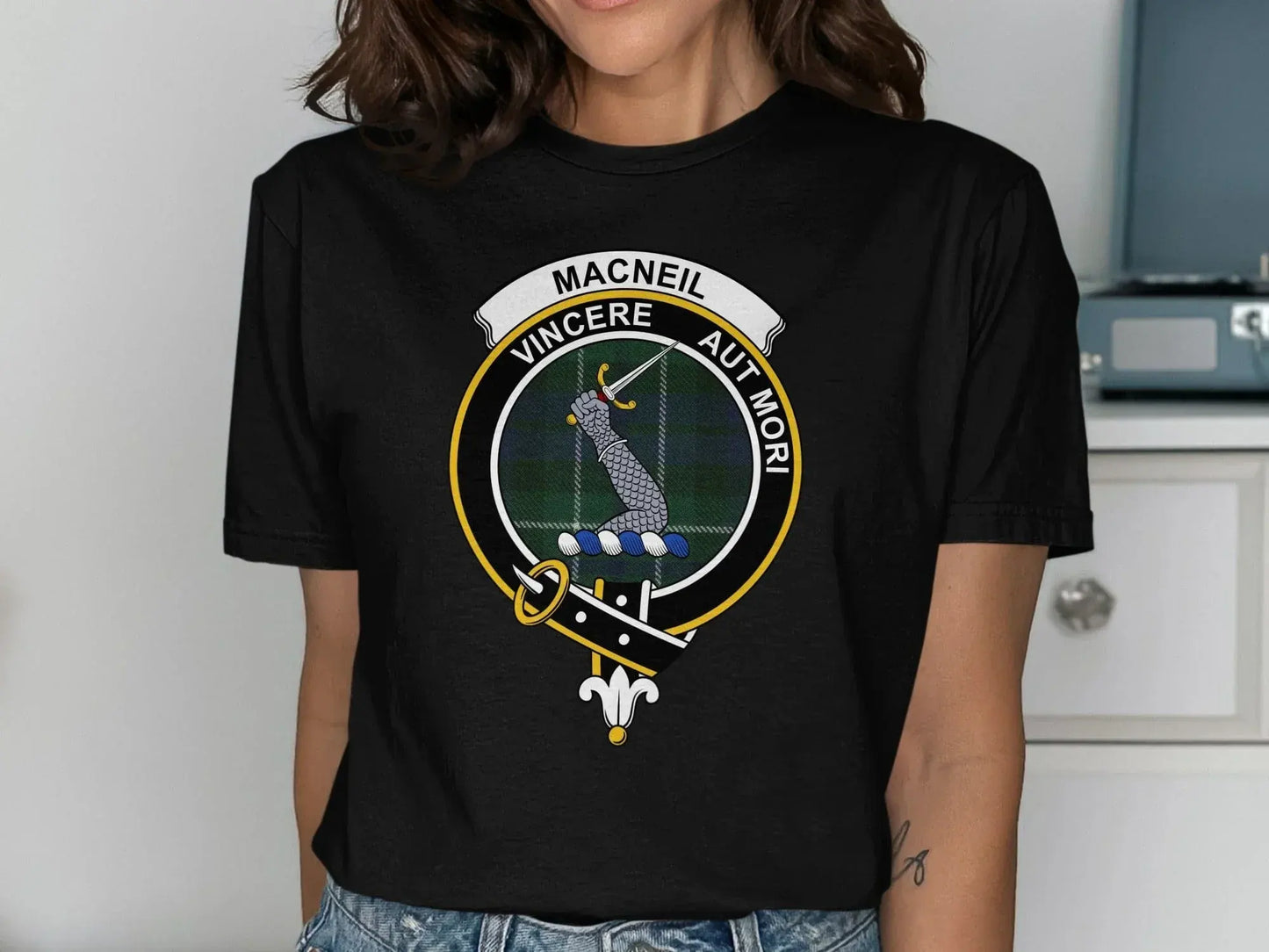 Macneil Vincere Aut Mori Graphic Tee shirt product