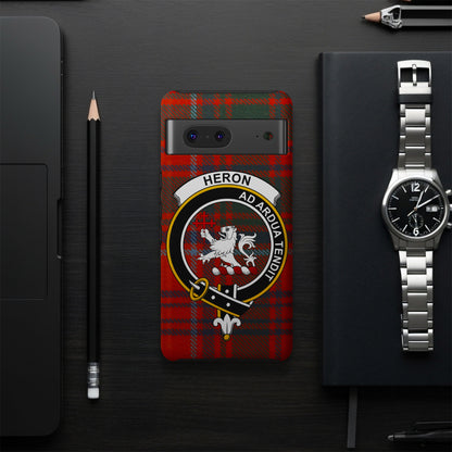 Heron Ad Ardua Tendit Tartan Phone Case Cover