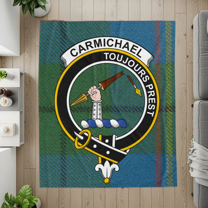 Carmichael Toujours Prest Clan Crest Tartan product