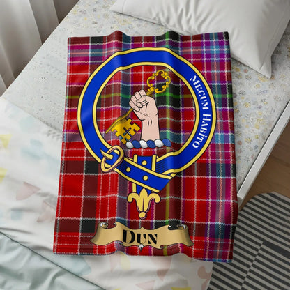 Dun Scottish Clan Crest Blanket product