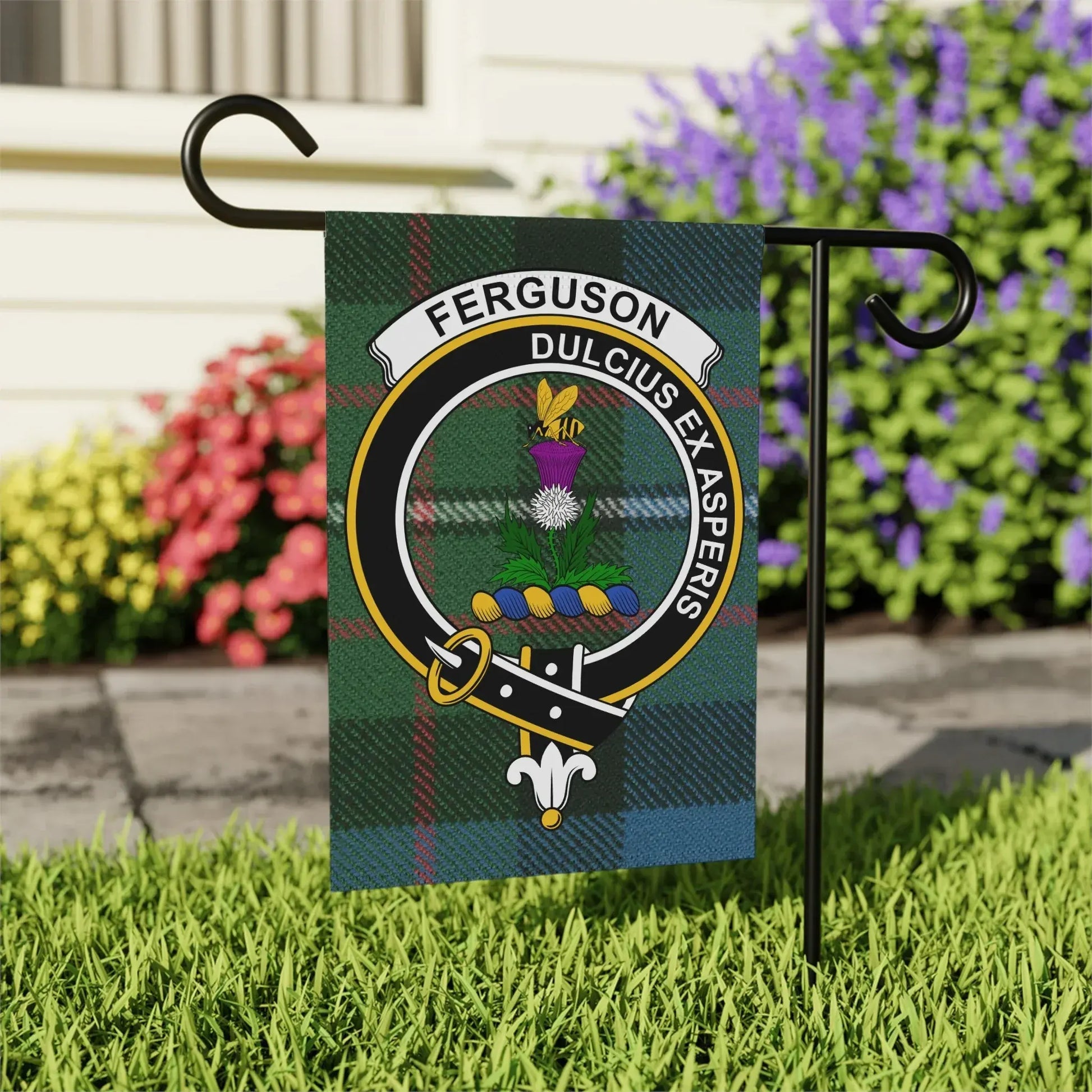 Ferguson Dulcius Ex Asperis Garden Flag product type
