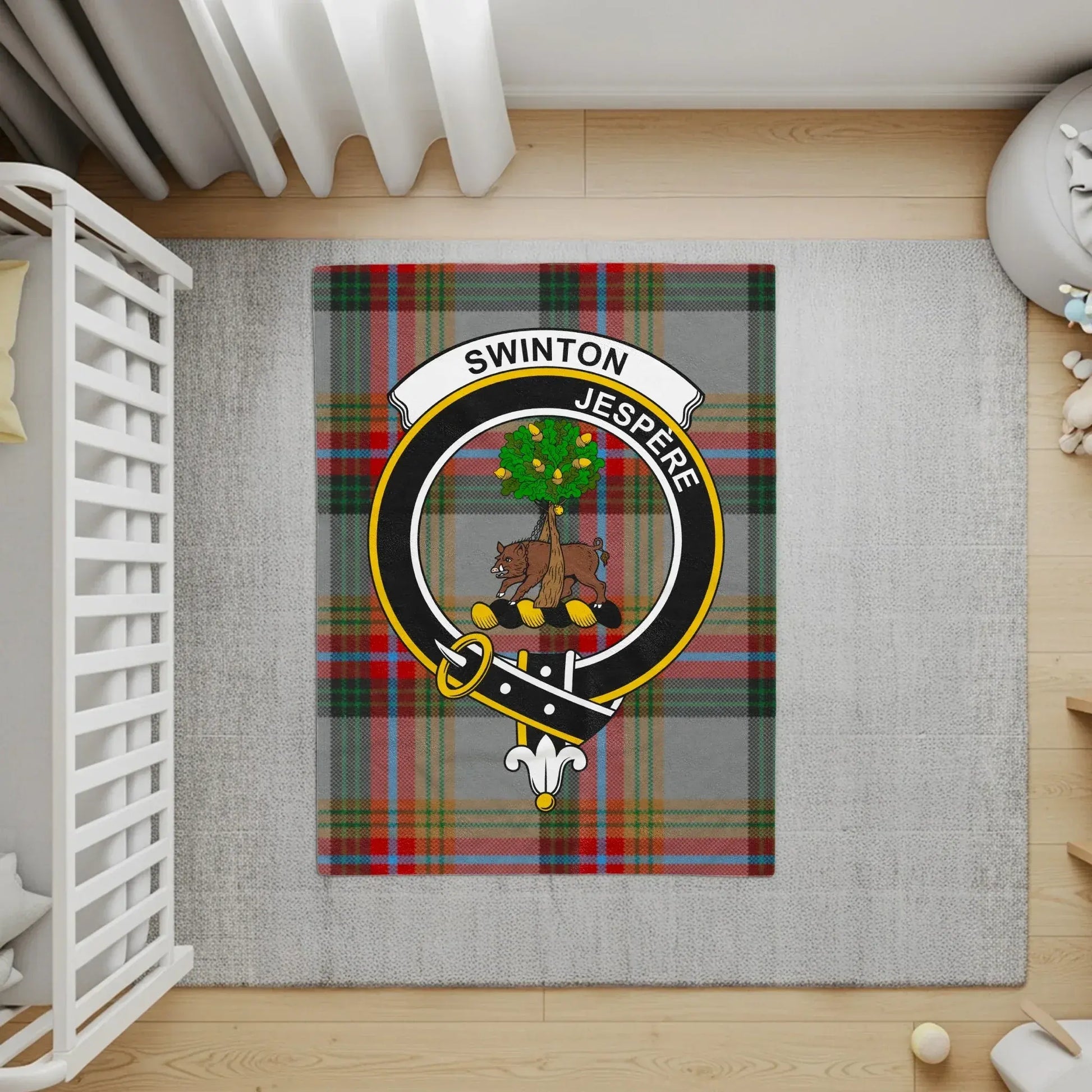 Swinton Jespere Crest Tartan Pattern Design Home product