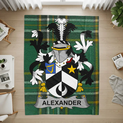 Personalized Family Crest Design Area Rug product