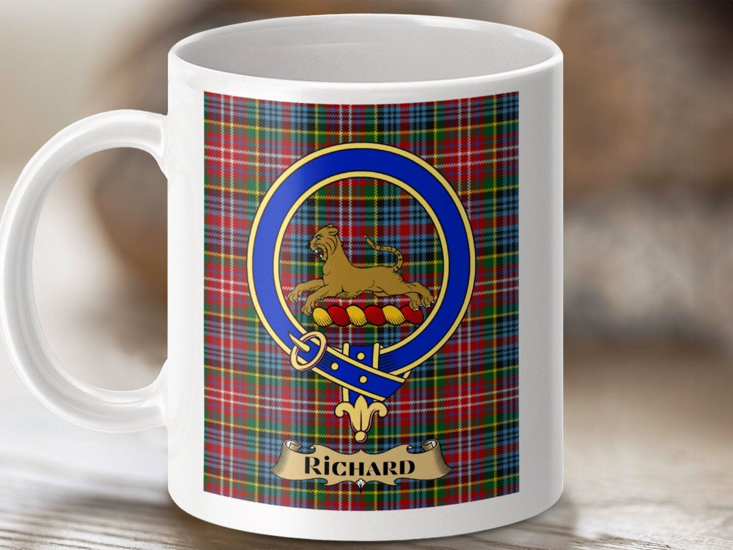 Richard Crest Plaid Mug Traditional Scottish Clan product