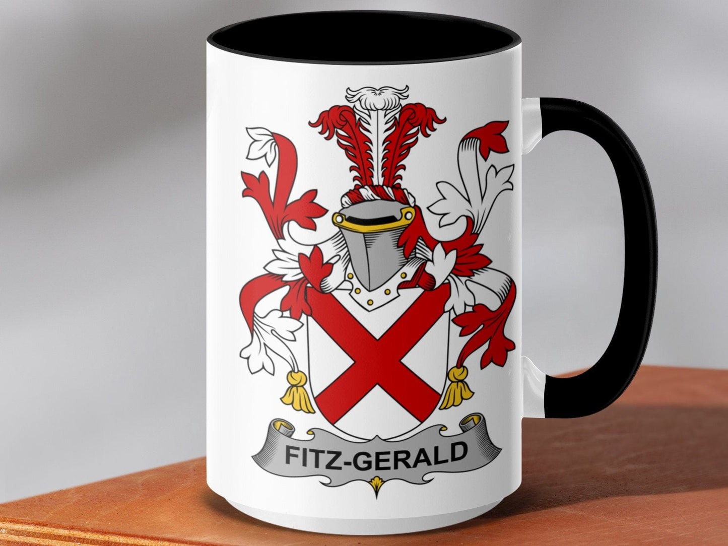 Fitz-Gerald Surname Family Coat of Arms Mug