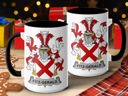 Fitz-Gerald Surname Family Coat of Arms Mug