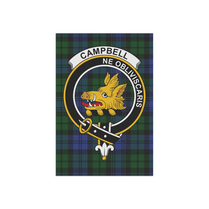 Home Decor 12'' × 18'' Clan Campbell Tartan Crest Garden Flag