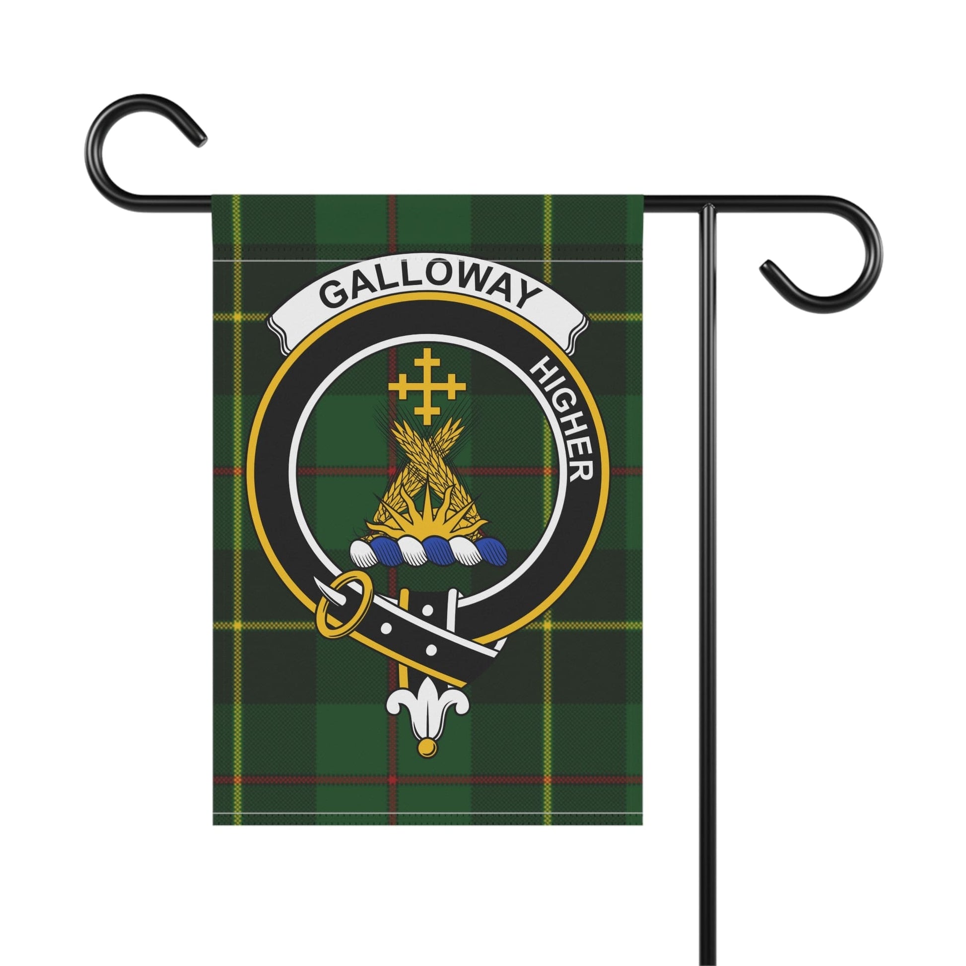 Home Decor 12'' × 18'' Galloway Clan Scottish Clan Scottish Tartan Crest Garden Flag