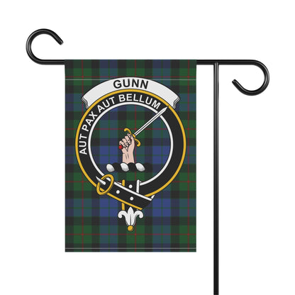 Home Decor 12'' × 18'' Gunn Clan Scottish Clan Scottish Tartan Crest Garden Flag