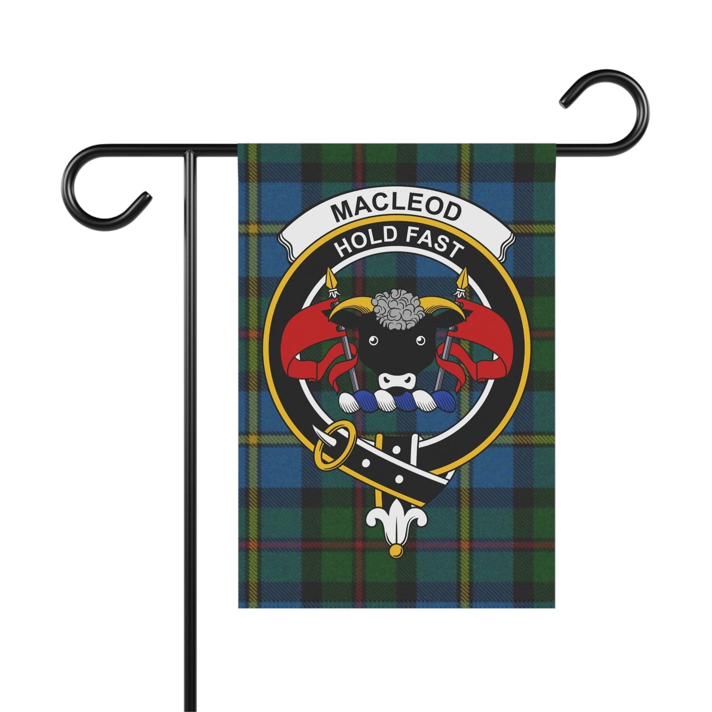 Home Decor 12'' × 18'' MacLeod Of Lewis Clan Scottish Tartan Crest Garden Flag