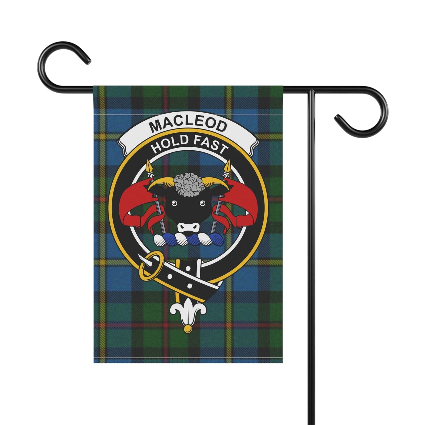 Home Decor 12'' × 18'' MacLeod Of Lewis Clan Scottish Tartan Crest Garden Flag