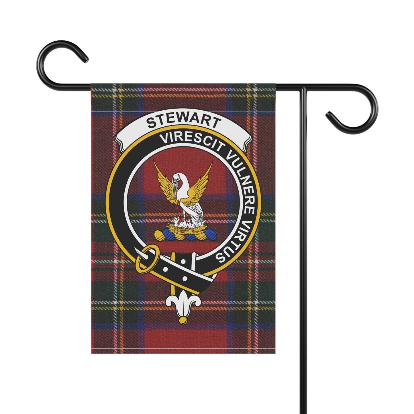 Home Decor 12'' × 18'' Royal Stewart Clan Scottish Clan Scottish Tartan Crest Garden Flag