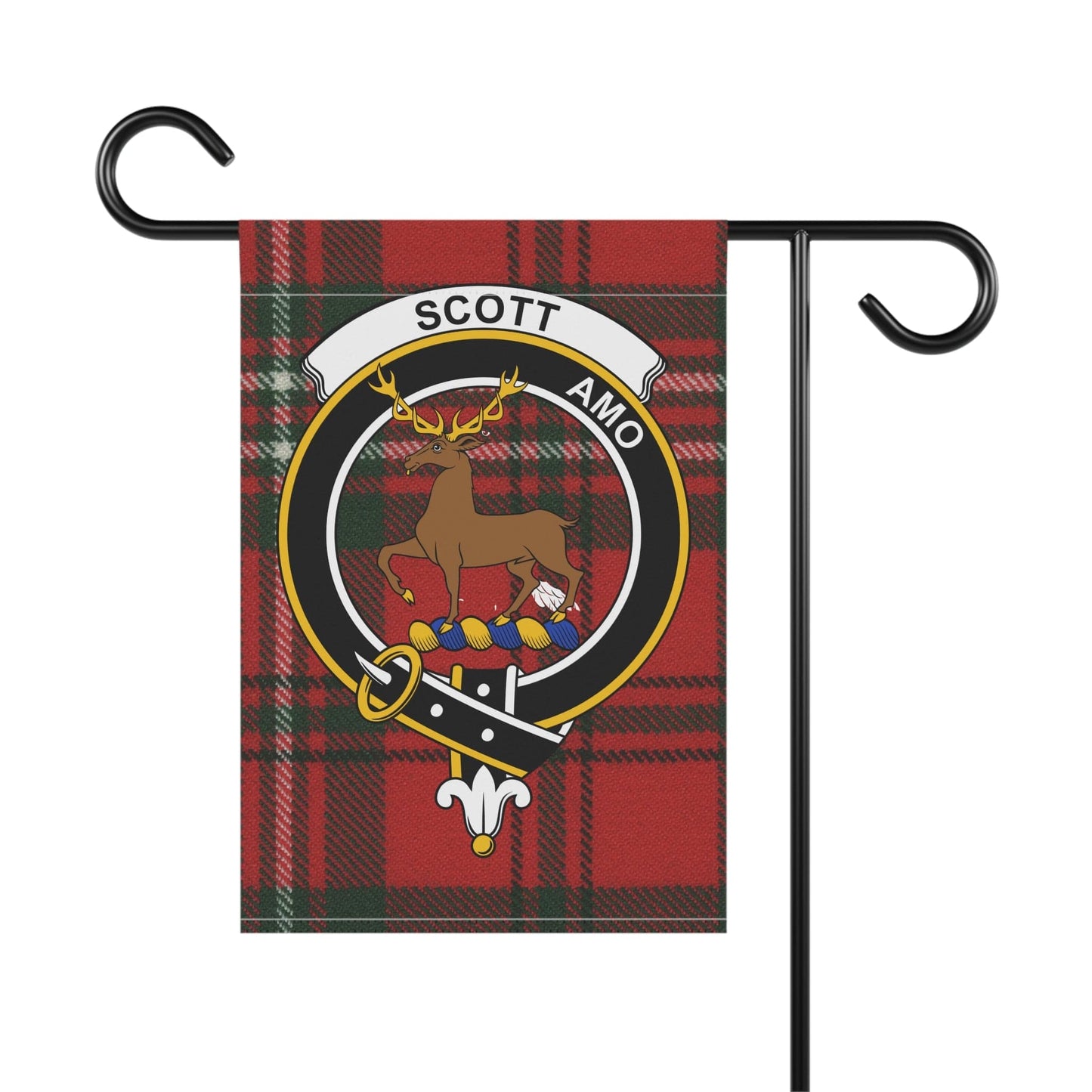 Home Decor 12'' × 18'' Scott Clan Scottish Tartan Crest Garden Flag