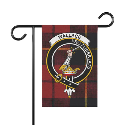 Home Decor 12'' × 18'' Wallace Clan Scottish Clan Scottish Tartan Crest Garden Flag