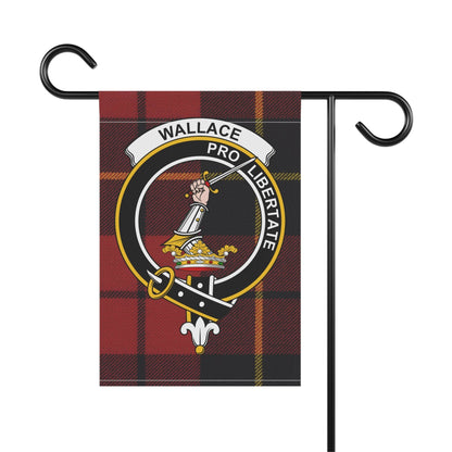 Home Decor 12'' × 18'' Wallace Clan Scottish Clan Scottish Tartan Crest Garden Flag